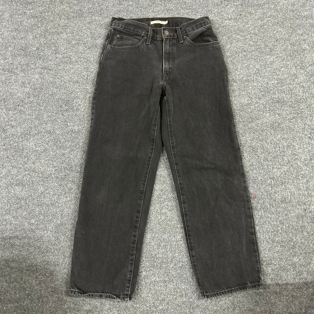 Levi's Jeans Womens Size 27 Black '94 Baggy Cotton Denim Relaxed Wide Leg Pants